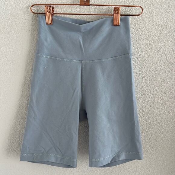 Aritzia TNA Longline Biker Short Bike Short Blue Gray XS - Picture 1 of 6